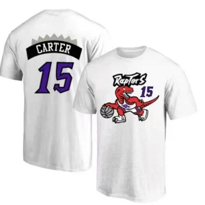 front and back of Vince Carter Jersey Retro version